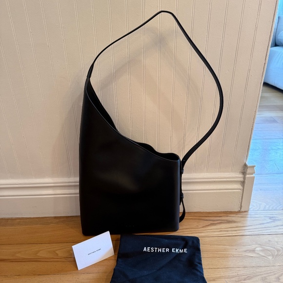 Aesther Ekme Demi Lune Tote, Purse Black - Picture 1 of 8